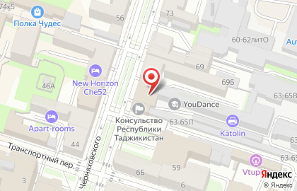 Треугольник, пкф на карте