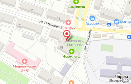 Детский клуб Продленка в Комсомольском районе на карте