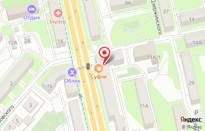 Магазин разливного пива Pivnice в Левобережном районе на карте