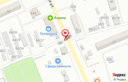 Комсомолец, отделение почтовой связи на карте