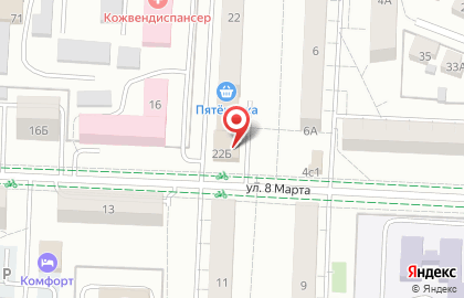 Магазин Люкс на улице Пугачёва на карте