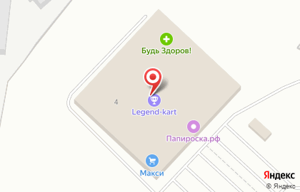 Продуктовый гипермаркет Макси на улице Фурманова на карте