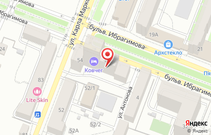 Логис на улице Карла Маркса на карте