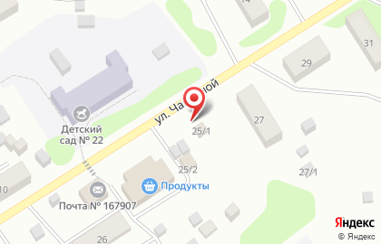 Магазин Рябинка на улице Чайкиной на карте