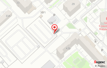 Автостоянка в Красноярске на карте