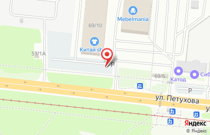 Киоск фастфудной продукции на площади Карла Маркса на карте
