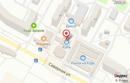 Ломбард Русский займ на Северной улице на карте