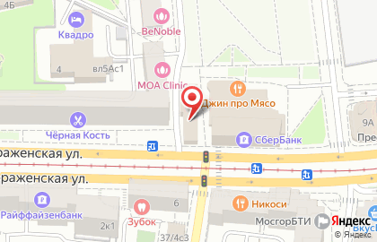 Эксон на Преображенской площади на карте
