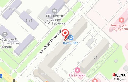 Агентство недвижимости АСК-ГРУПП на улице Юных Ленинцев на карте