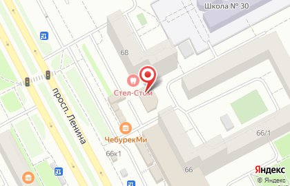 Магазин кондитерских изделий Золотой ключик на проспекте Ленина на карте