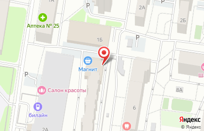 Мясной супермаркет Пятачок в Автозаводском районе на карте
