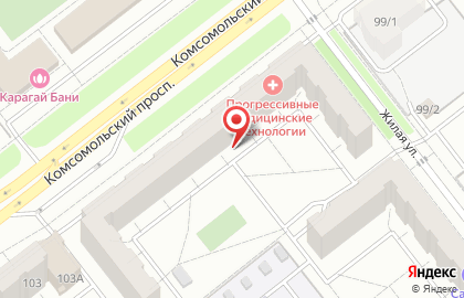 Сеть магазинов мясных полуфабрикатов Ариант на Комсомольском проспекте, 101 на карте