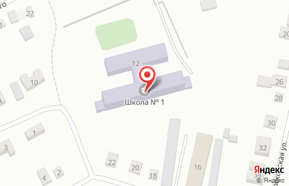 Средняя общеобразовательная школа сош №1 на улице Льва Толстого на карте