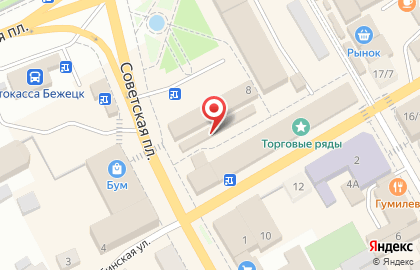 Салон связи МТС на Советской площади на карте