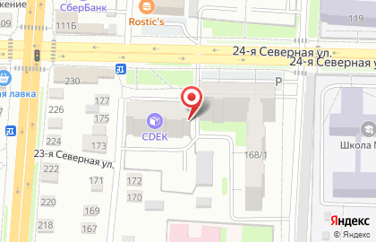 Магазин алкогольной продукции ВинАГрад на 24-ой Северной улице, 168/2 на карте