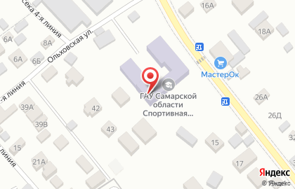 Юношеская автошкола в Кировском районе на карте