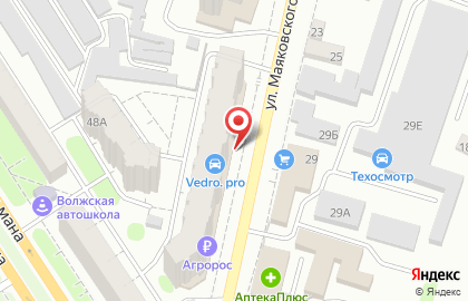 Офтальмологическая клиника Точка зрения+ на улице Маяковского на карте