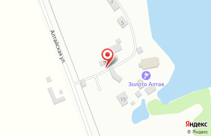 Гостиничный комплекс Золото Алтая на Алтайской улице на карте
