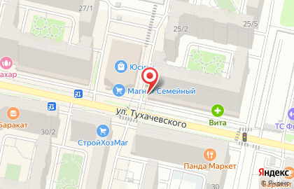 Булочная-кондитерская Хмельницкие Булочные на улице Тухачевского на карте