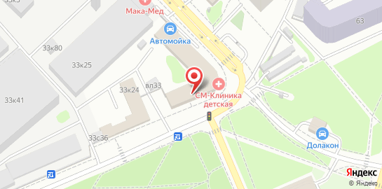 Стоматологическая клиника СМ-Стоматология на улице Клары Цеткин на карте