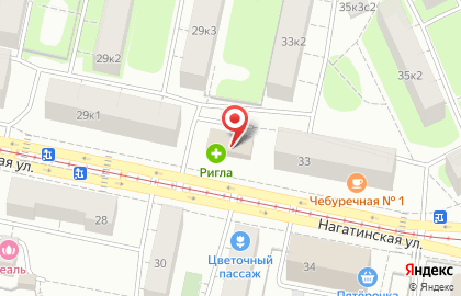 Бюро нотариальных переводов ХРОНОС на Нагатинской улице на карте
