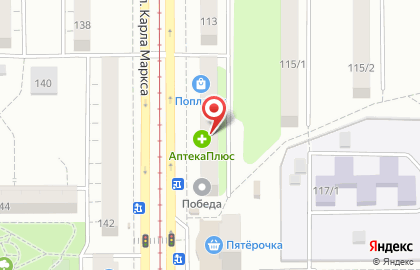 Магазин Красное & Белое на проспекте Карла Маркса, 115 на карте