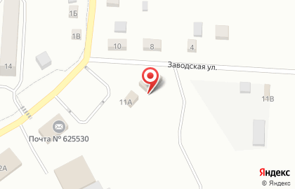 Магазин автозапчастей на Заводской, 11Б на карте