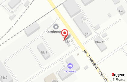 Шиномонтажный центр Радиус на улице Тимофея Чаркова на карте