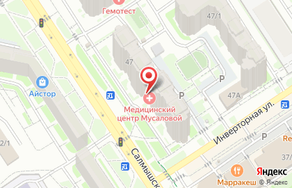 Престиж отель на карте