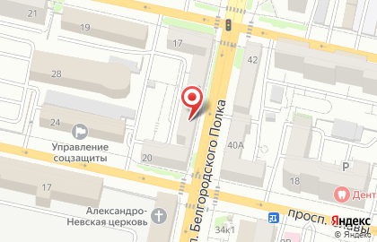 Коллегия адвокатов Защита в Белгороде на карте