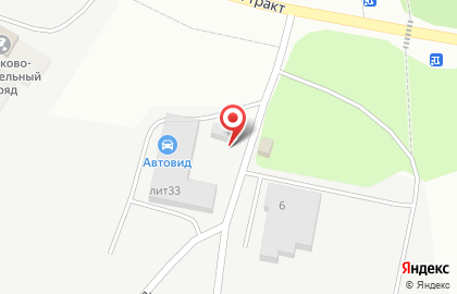 Шиномонтажная мастерская в Октябрьском районе на карте