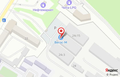 Рембытсервис в Чите на карте