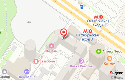Туристическое агентство Аист в Октябрьском районе на карте