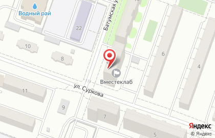 Парикмахерская Расчёска на Батумской улице на карте