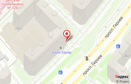 Универсам Волна в Красносельском районе на карте