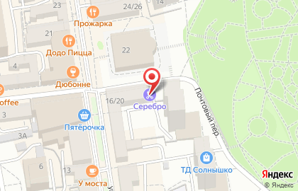 Салон красоты Серебро в Советском районе на карте