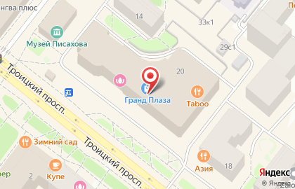 Магазин Клинок на Троицком проспекте на карте