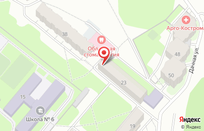 Детский сад №27 в Костроме на карте