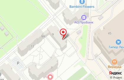 Стоматология Дентекс на улице Гагарина на карте