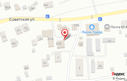 Магазин Хозяйственные товары на Советской улице на карте