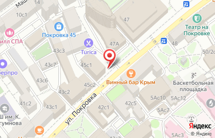 Банк "Москва-Сити", доп. офис Покровка. на карте