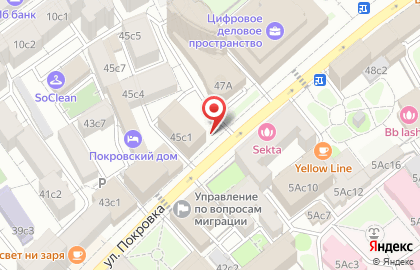 Банкомат Москва-Сити на улице Покровка на карте