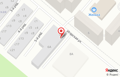 Служба заказа легкового транспорта Доброе на Игарской улице на карте
