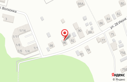 Парк Волхонка на карте