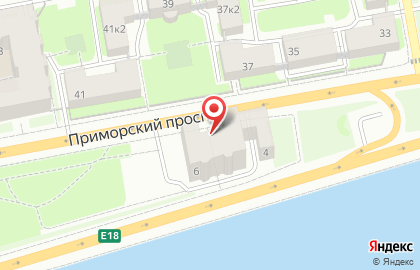 Тск на Приморском проспекте на карте