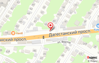 Автомойка самообслуживания в Дагестанских Огнях на карте
