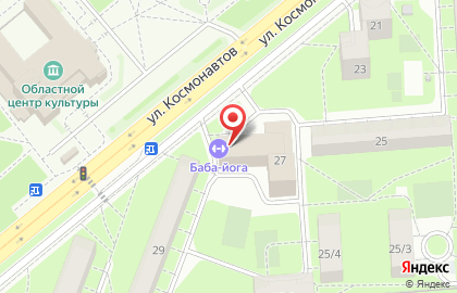 Супермаркет Пятёрочка на улице Космонавтов на карте