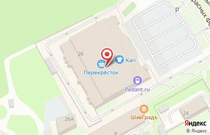 Аптека Да, Здоров! в Сосновом Бору, на улице Красных Фортов на карте