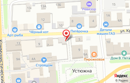 Магазин Строй сервис на улице Красных Зорь на карте