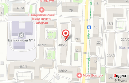 Парикмахерская Светлана на улице Серова на карте